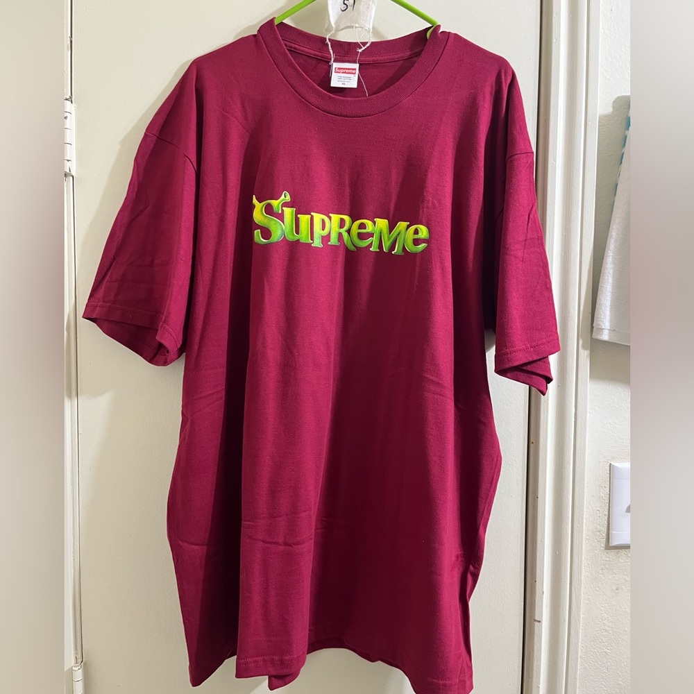 COPY - Brand New Supreme Cardinal Red Shrek shirt size XL